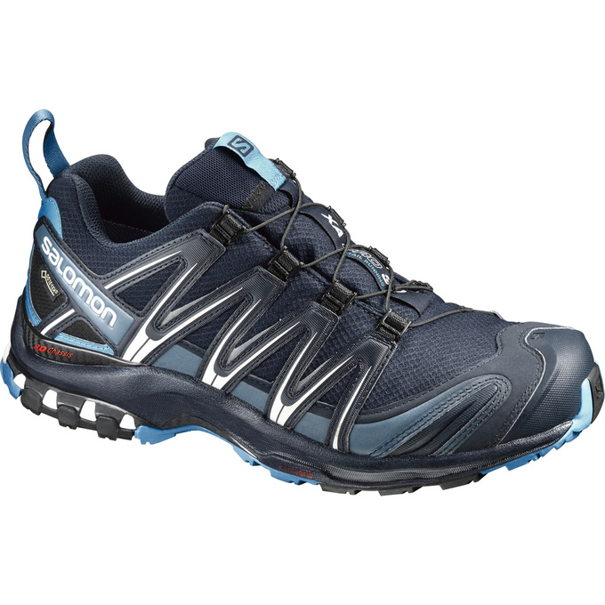 Salomon XA PRO 3D GTX® Zapatillas Trail Running Hombre - Azul Marino - Colombia (65807-MEFY)